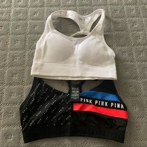 Two size large sports bras